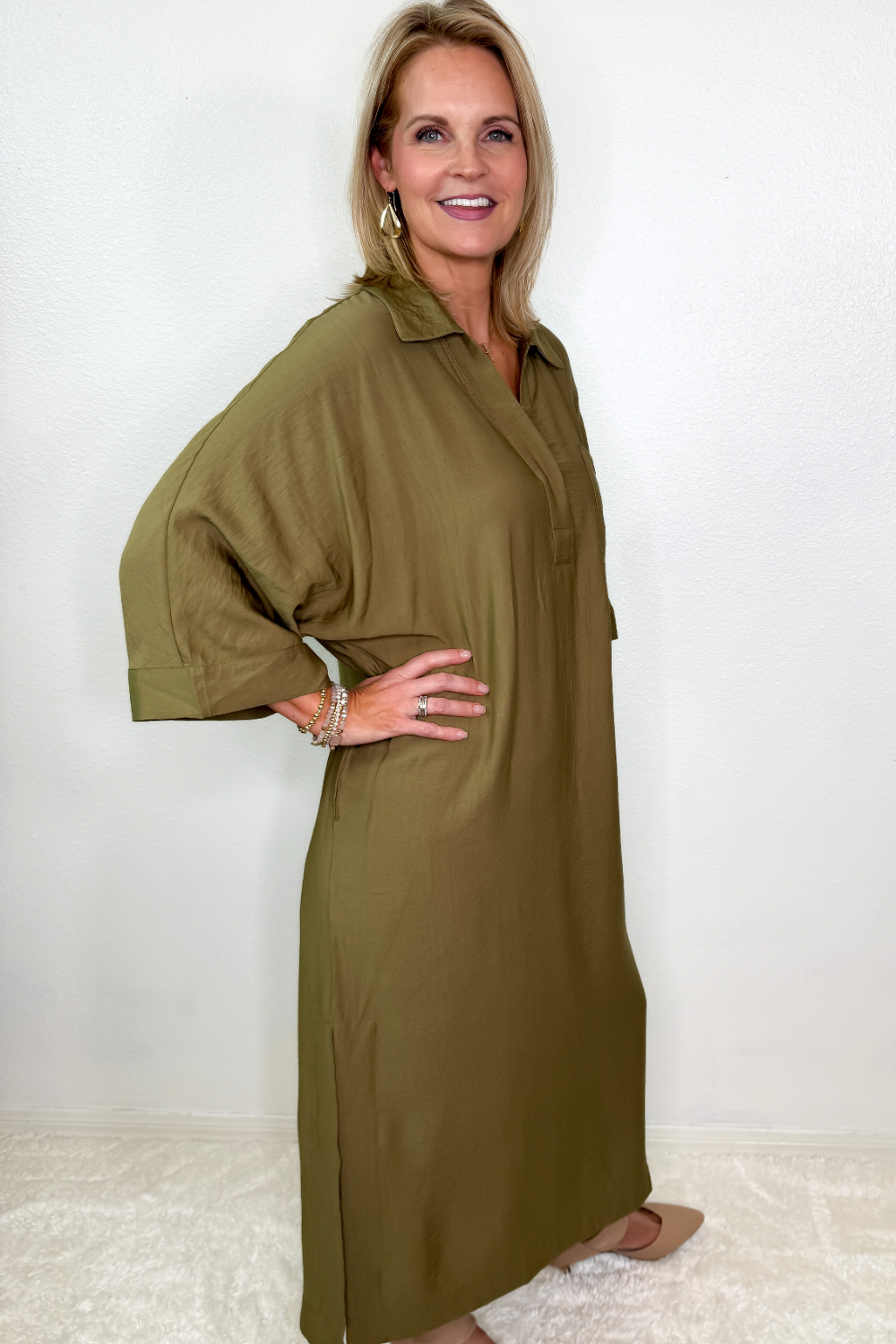 Olive Lane Midi Dress