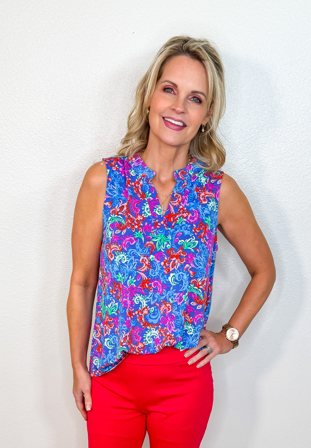 Carefree Cutie Sleeveless Top