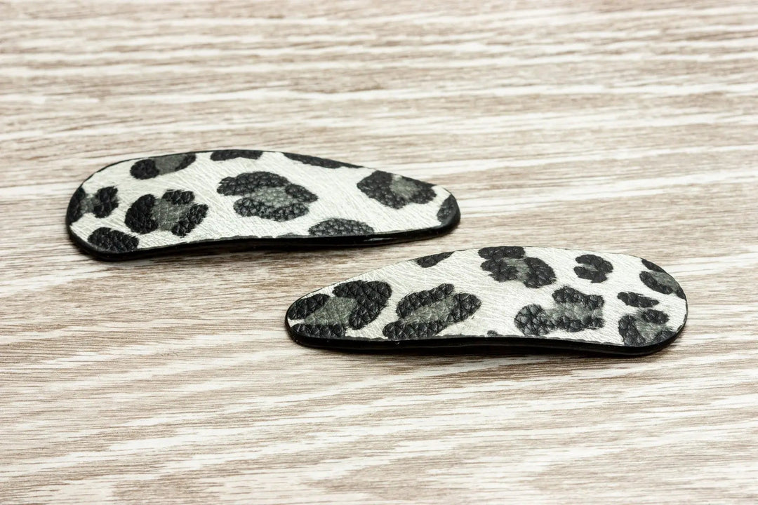 Black & White Animal Print Barrette - Lucy Doo