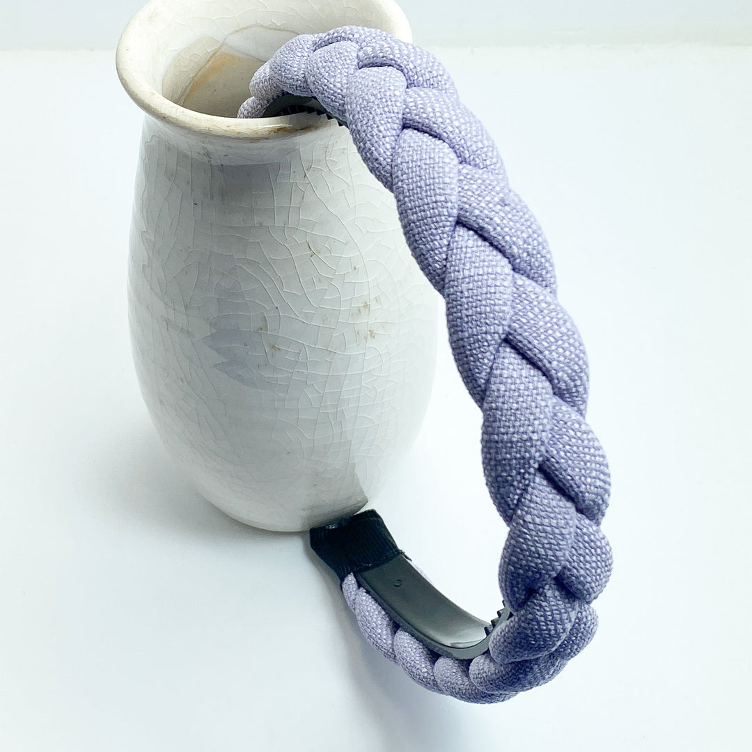 Lavender Braided Slender Headband - Lucy Doo