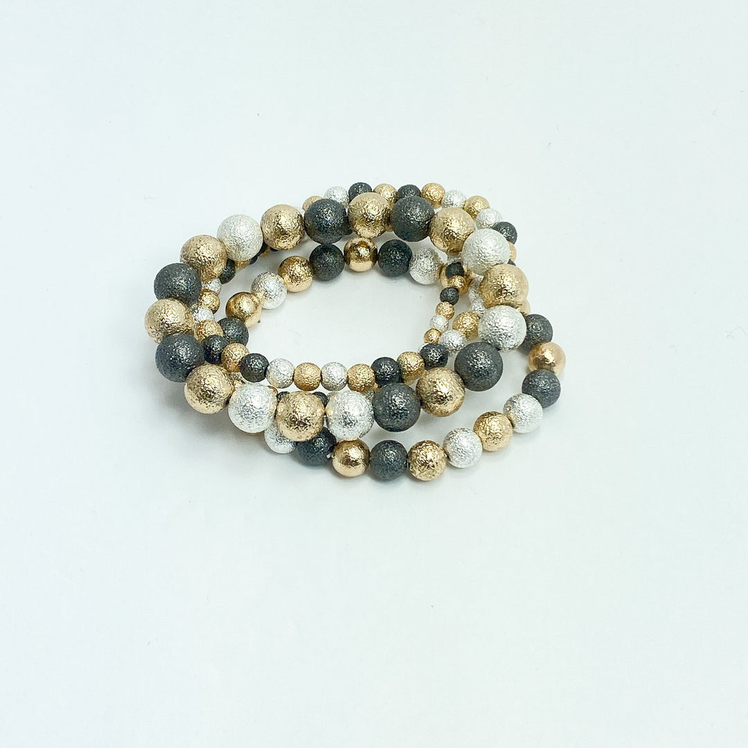 Multi Metal Stackable Bracelets - Lucy Doo