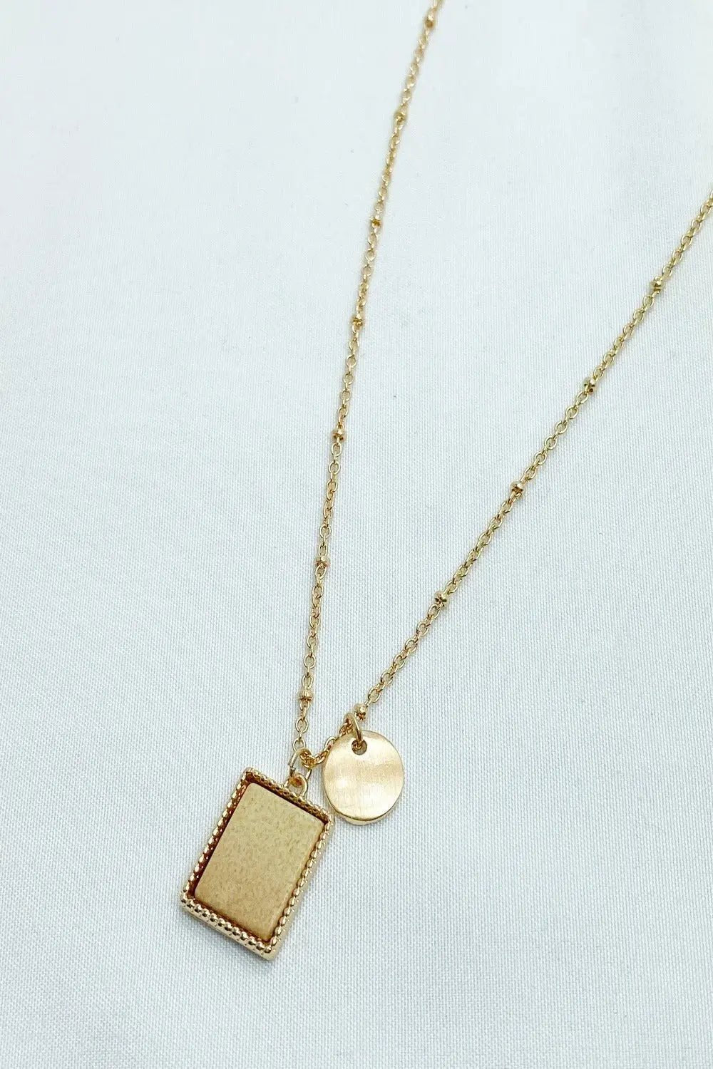 Natural Stone & Gold Necklace - Lucy Doo