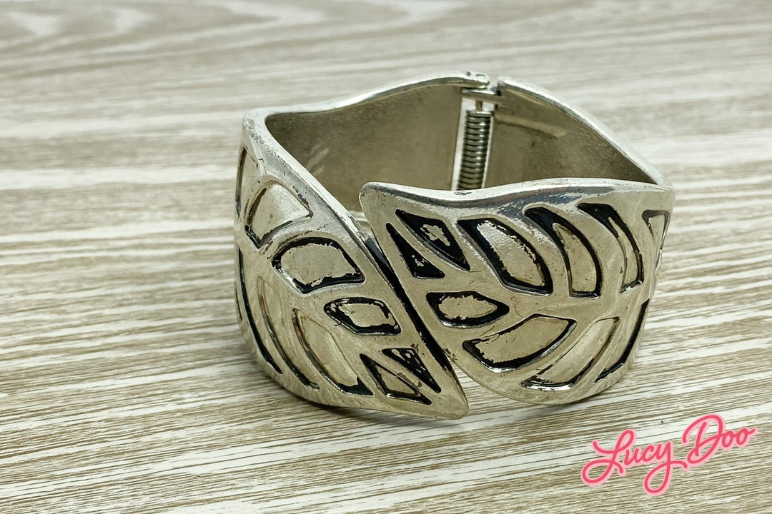 Silver Cuff Bangle - Lucy Doo
