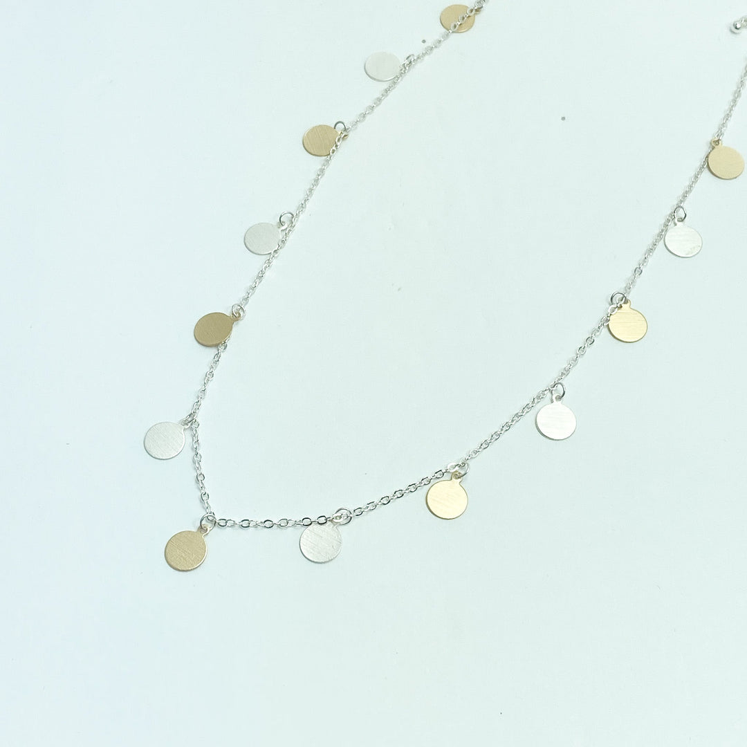 Two-Toned Petite Charm Necklace - Lucy Doo