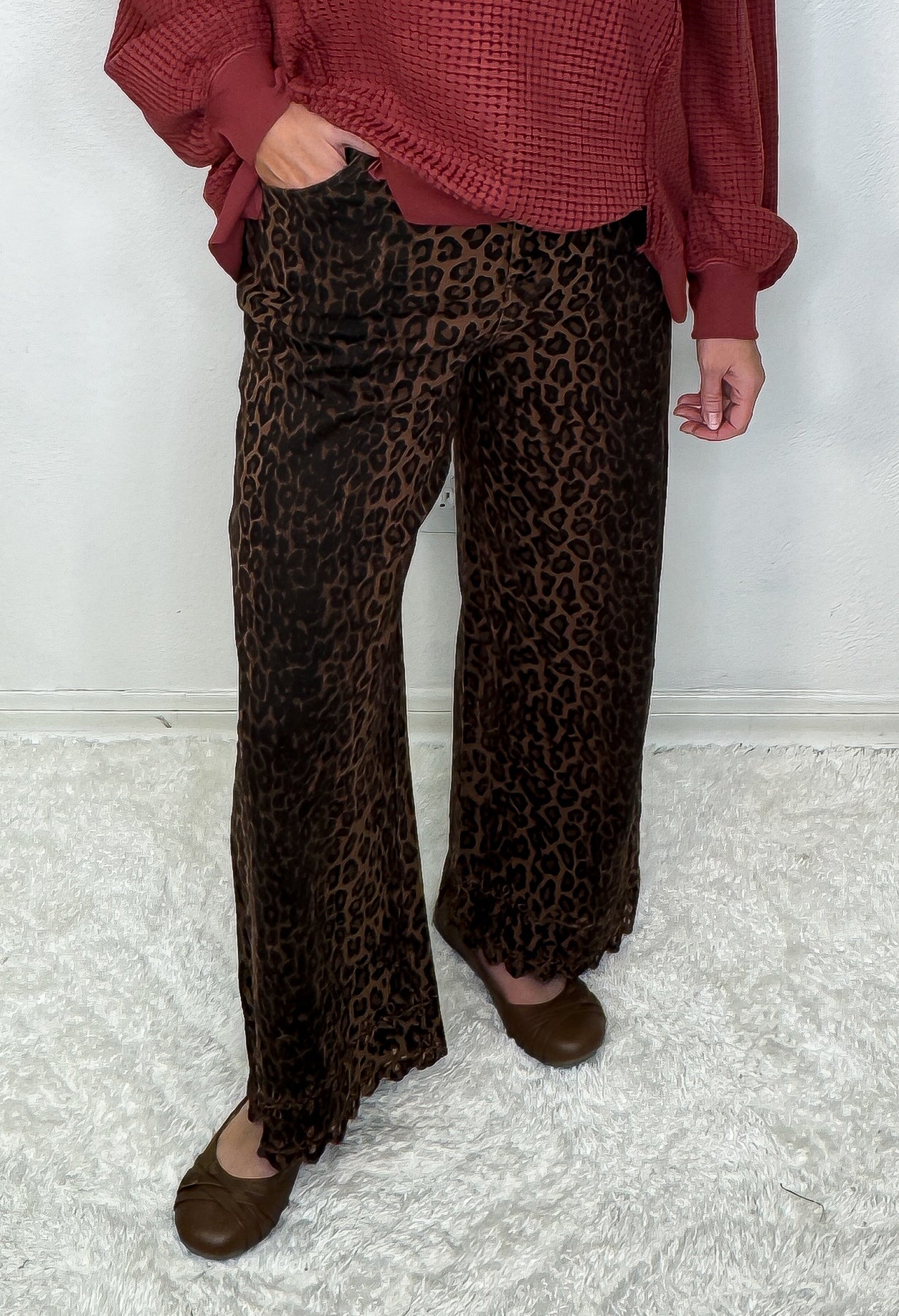 The Midnight Safari Crop Leopard Denim – Lucy Doo