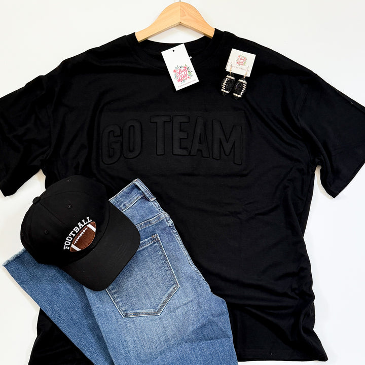 GO TEAM Top- Black