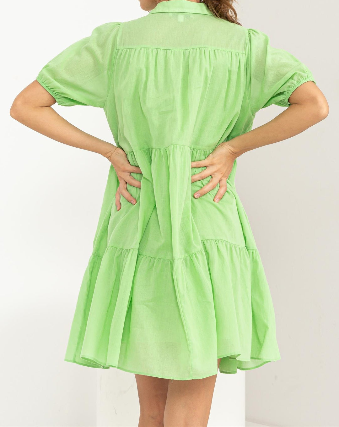 Lily Green Babydoll Dress