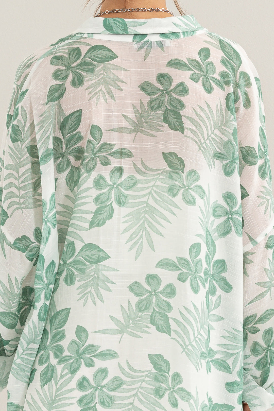 Serenity Bloom Tunic- Green