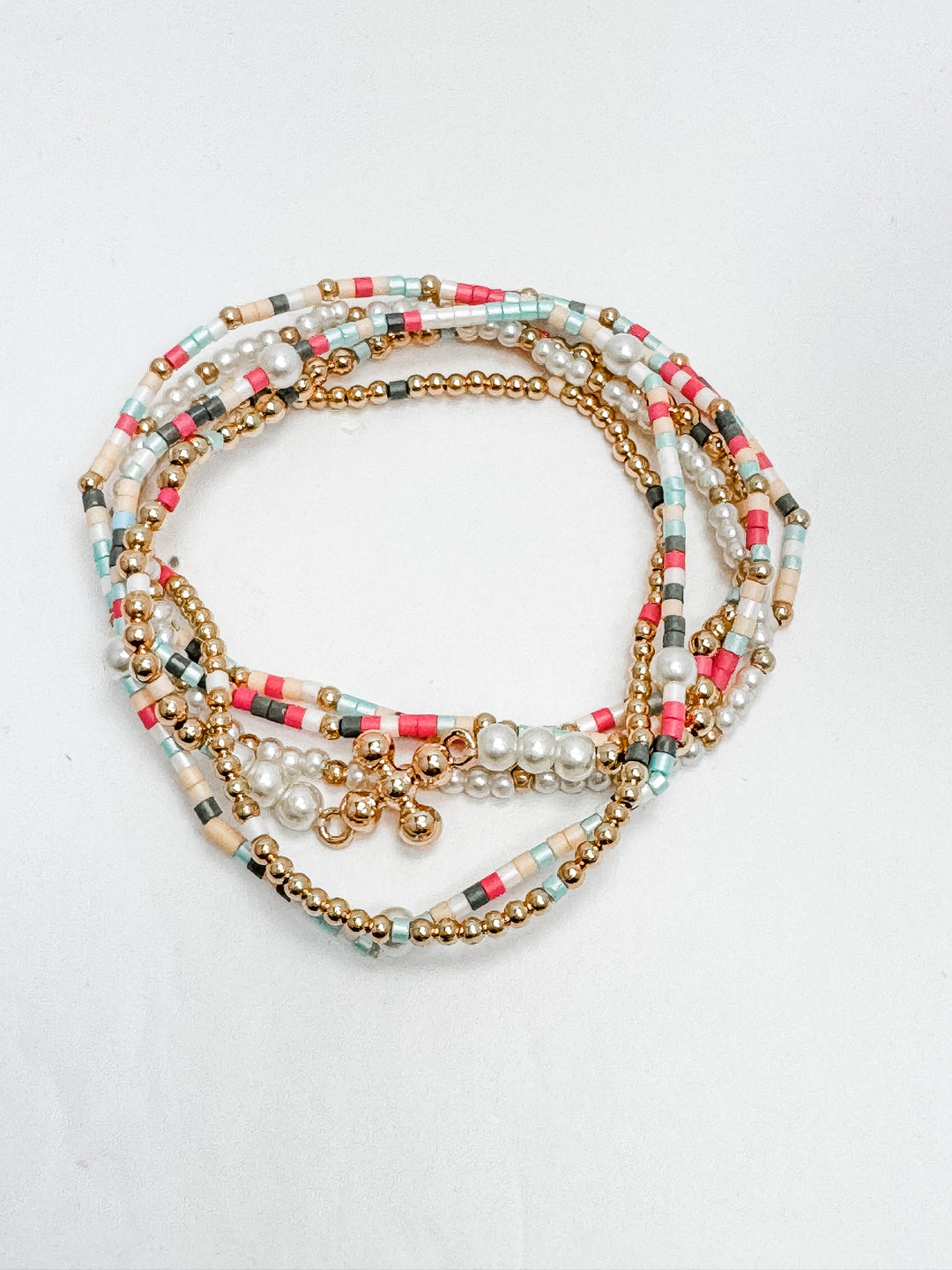 Spring Beaded Bracelet Set