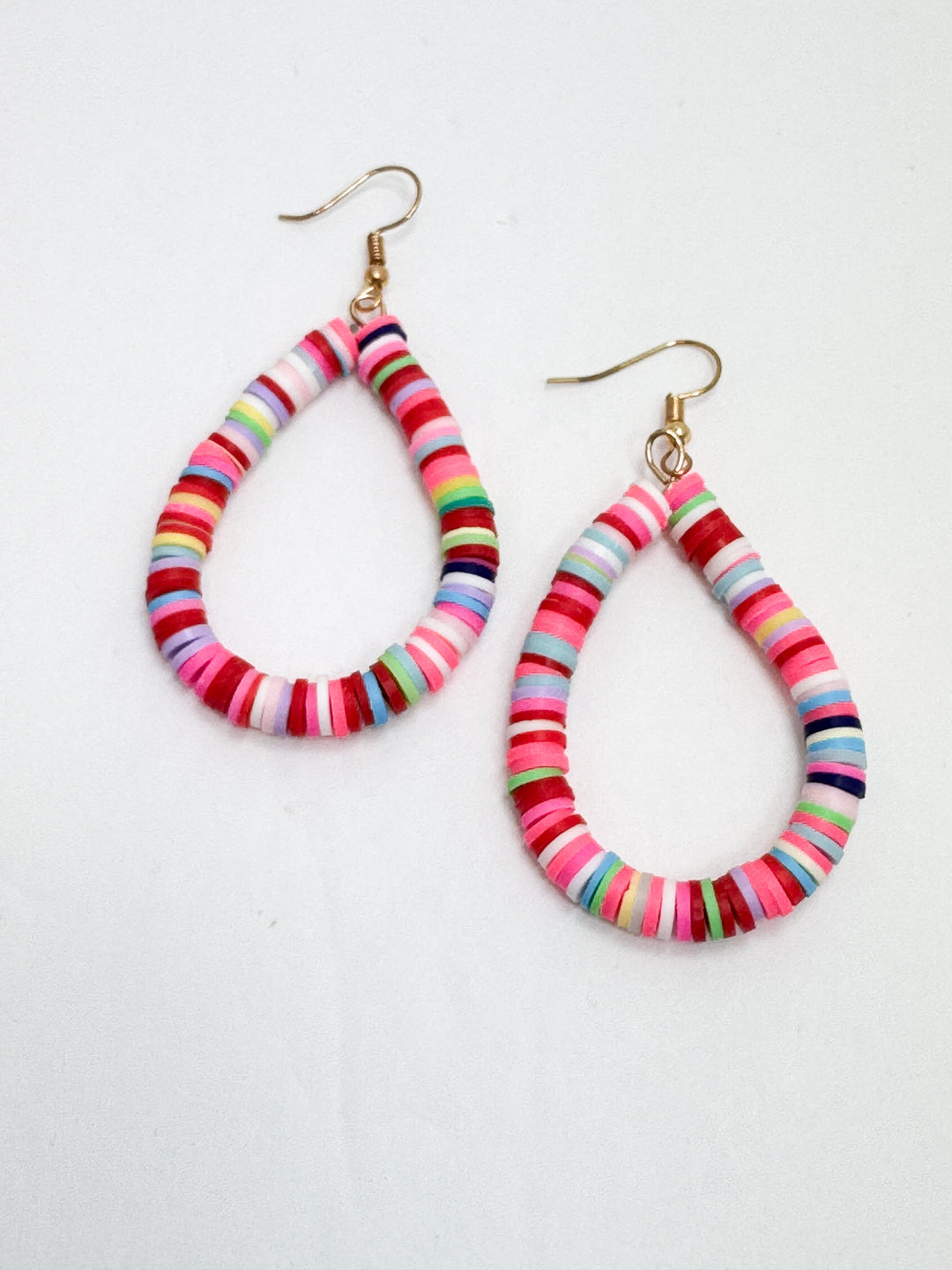 Neon Beaded Earrings