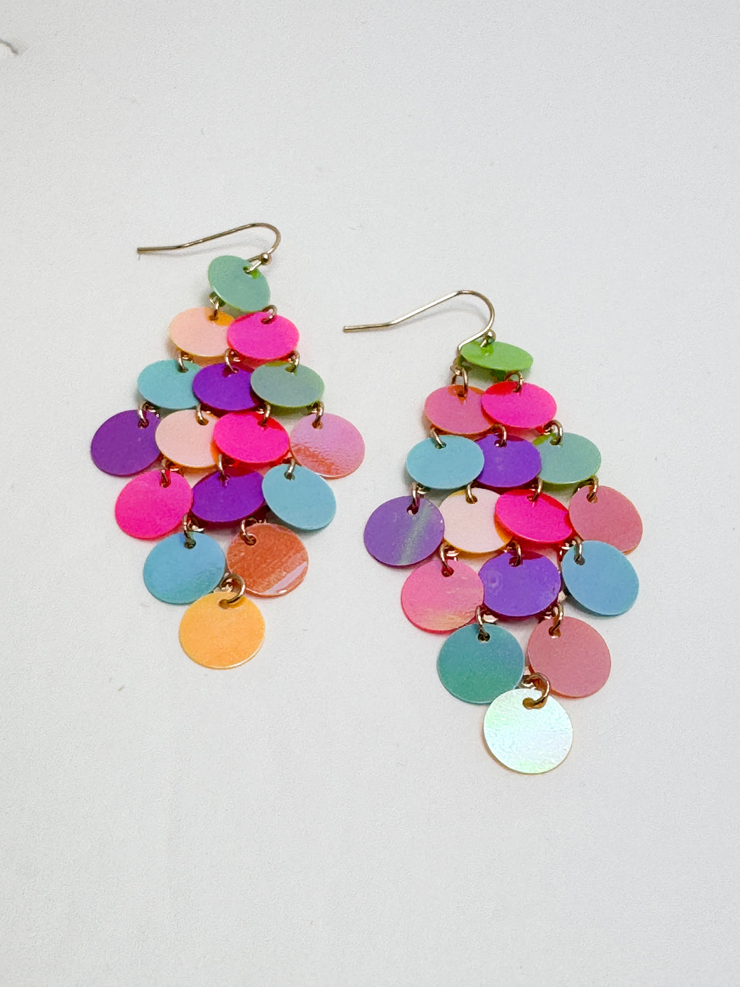 Neon Cascading Earrings