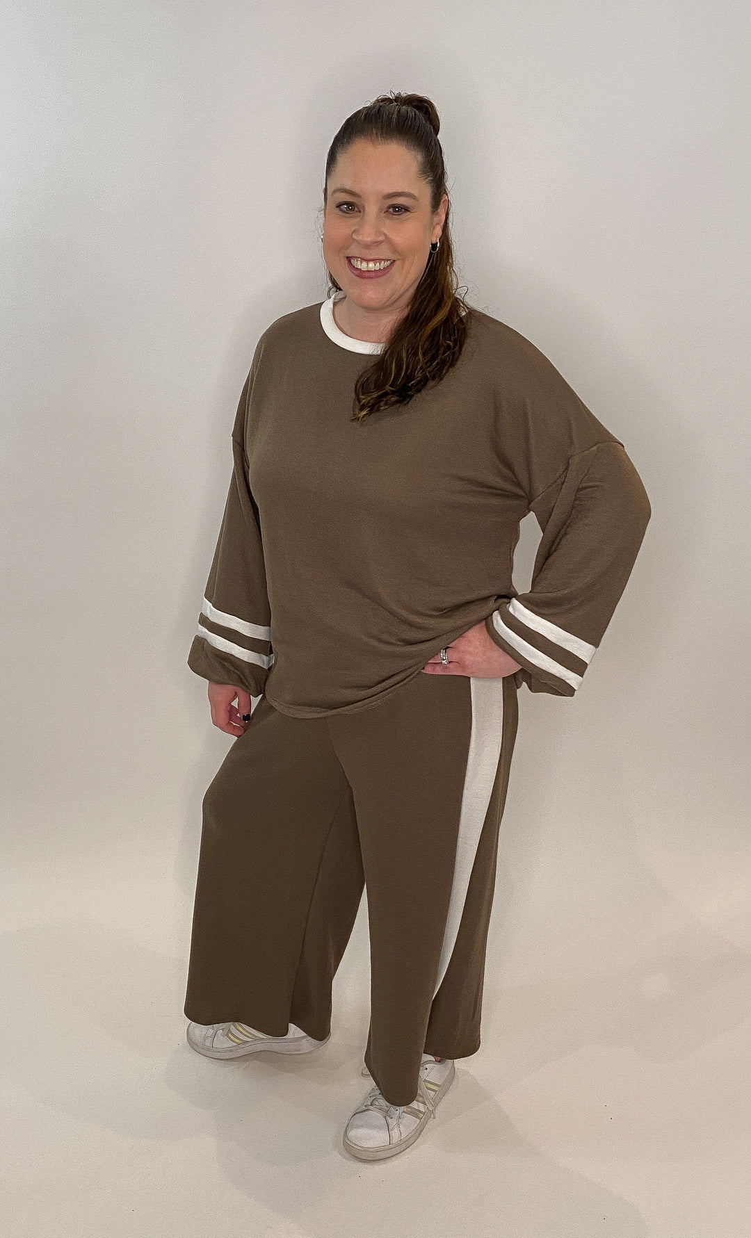 Mocha Sweatshirt/Bottom Set