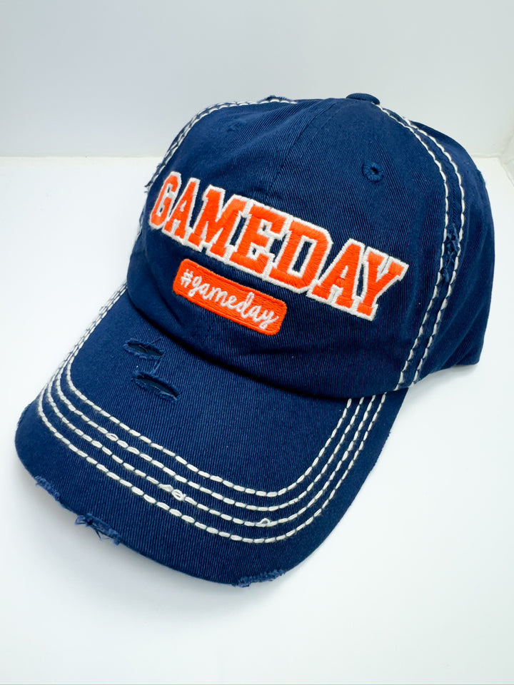 Blue/Orange Game Day Ball Cap