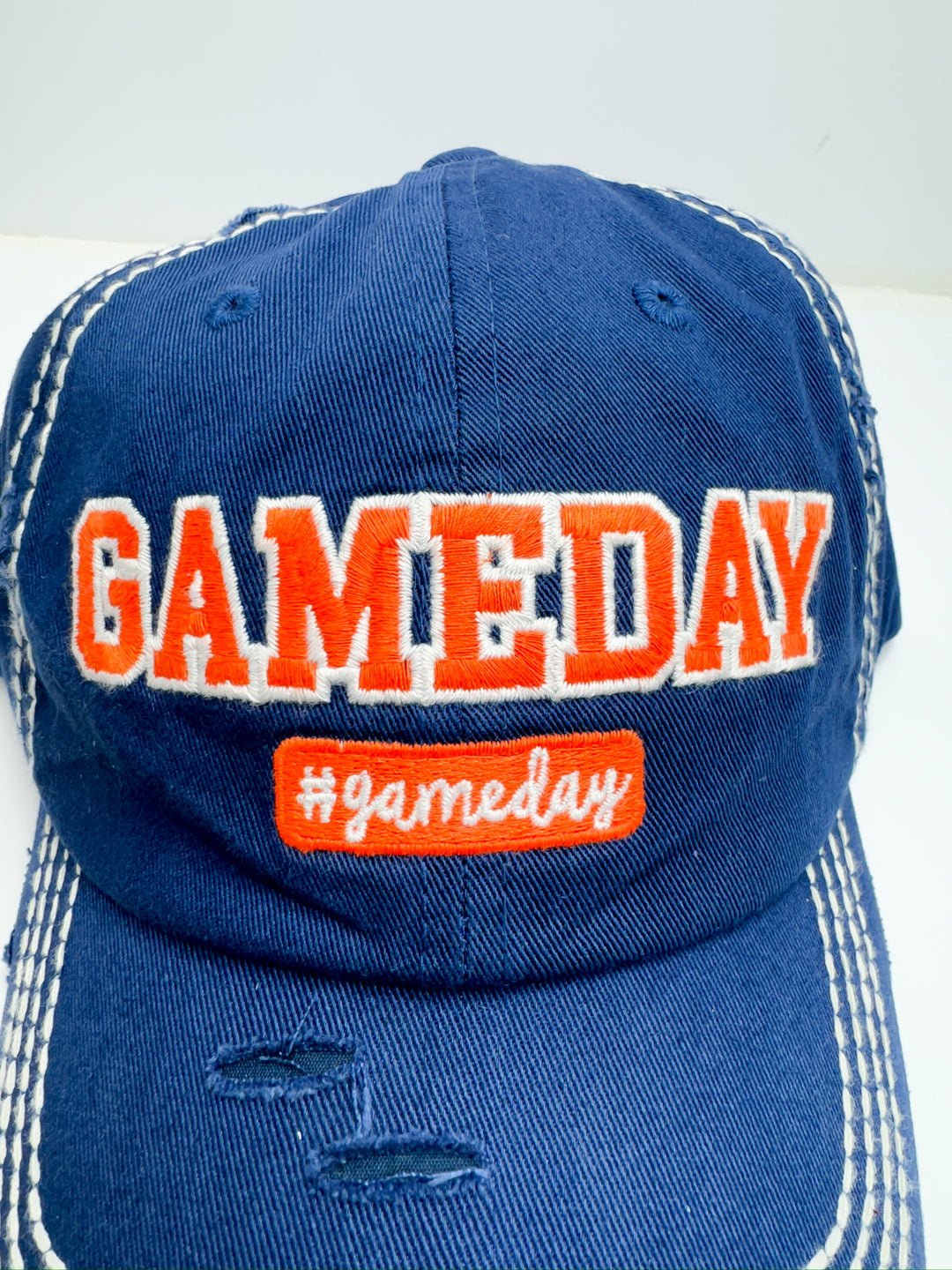 Blue/Orange Game Day Ball Cap