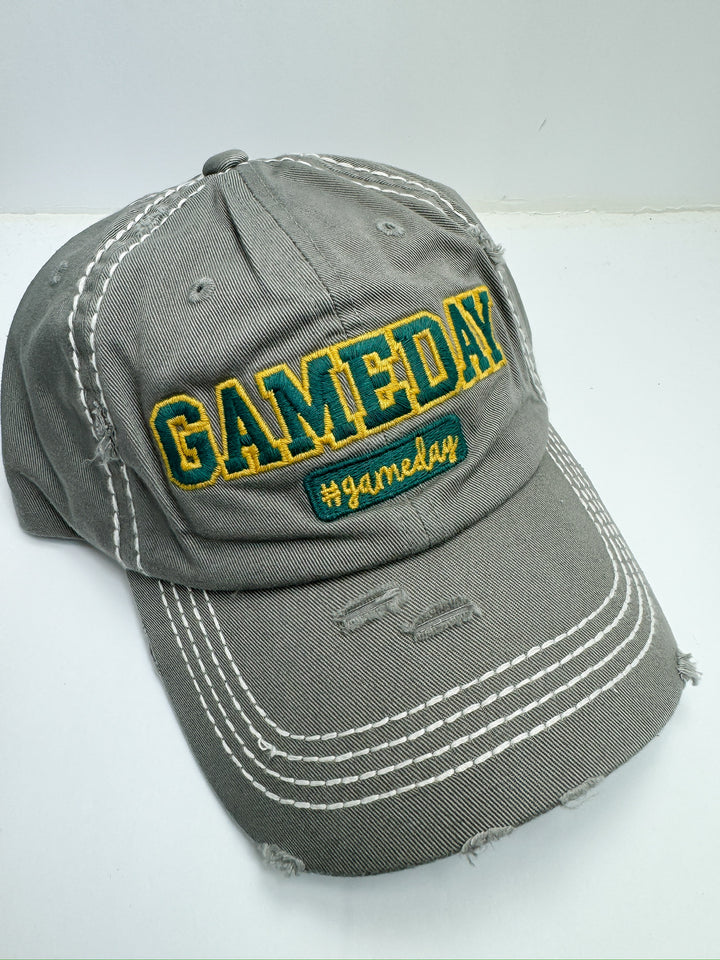 Green/Yellow/Grey Game Day Ball Cap