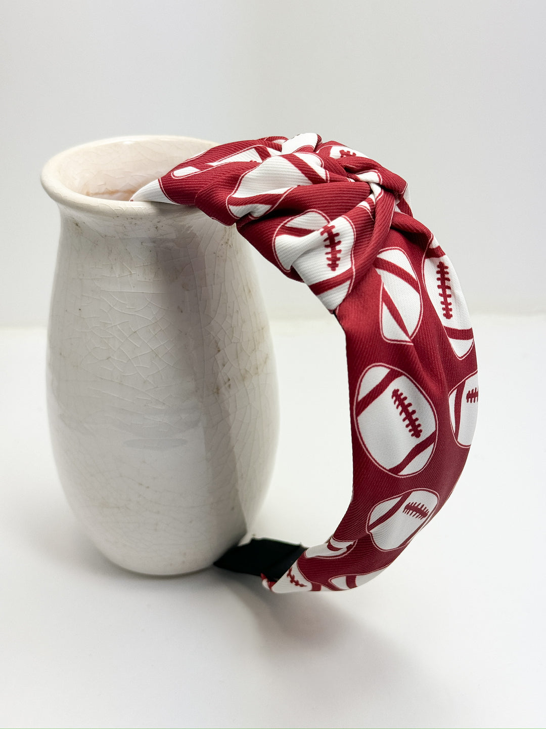 Crimson/White Football Headband