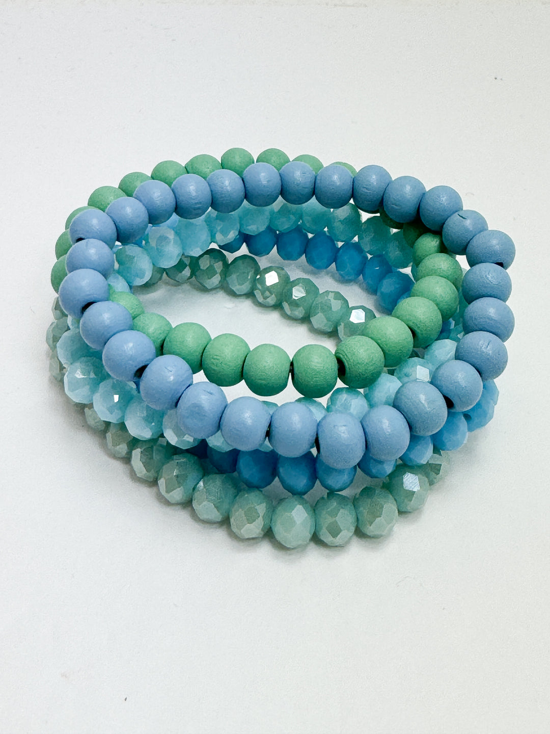 Sea of Blue Stackable Bracelet Set