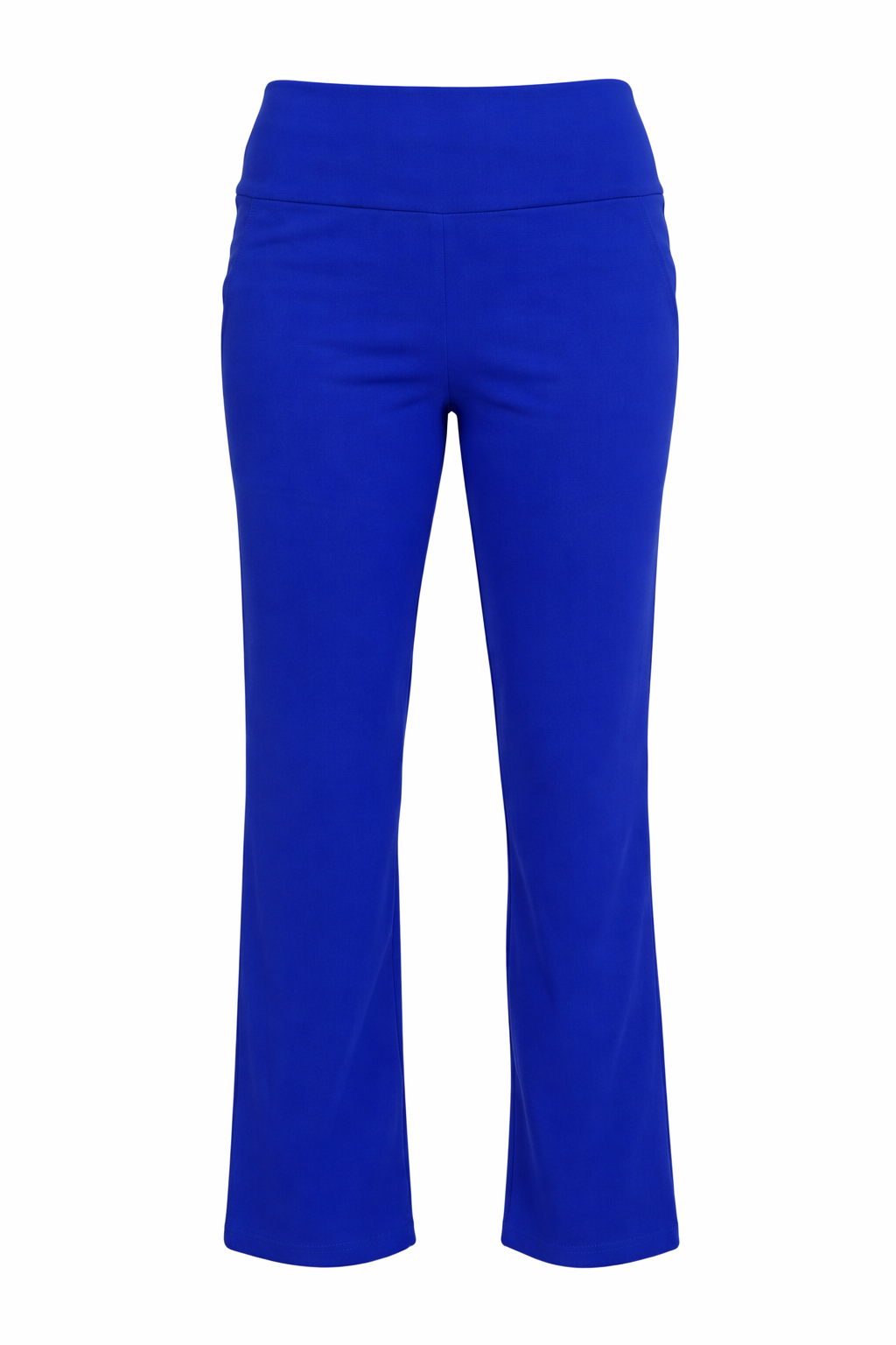 Blue pants on a white background