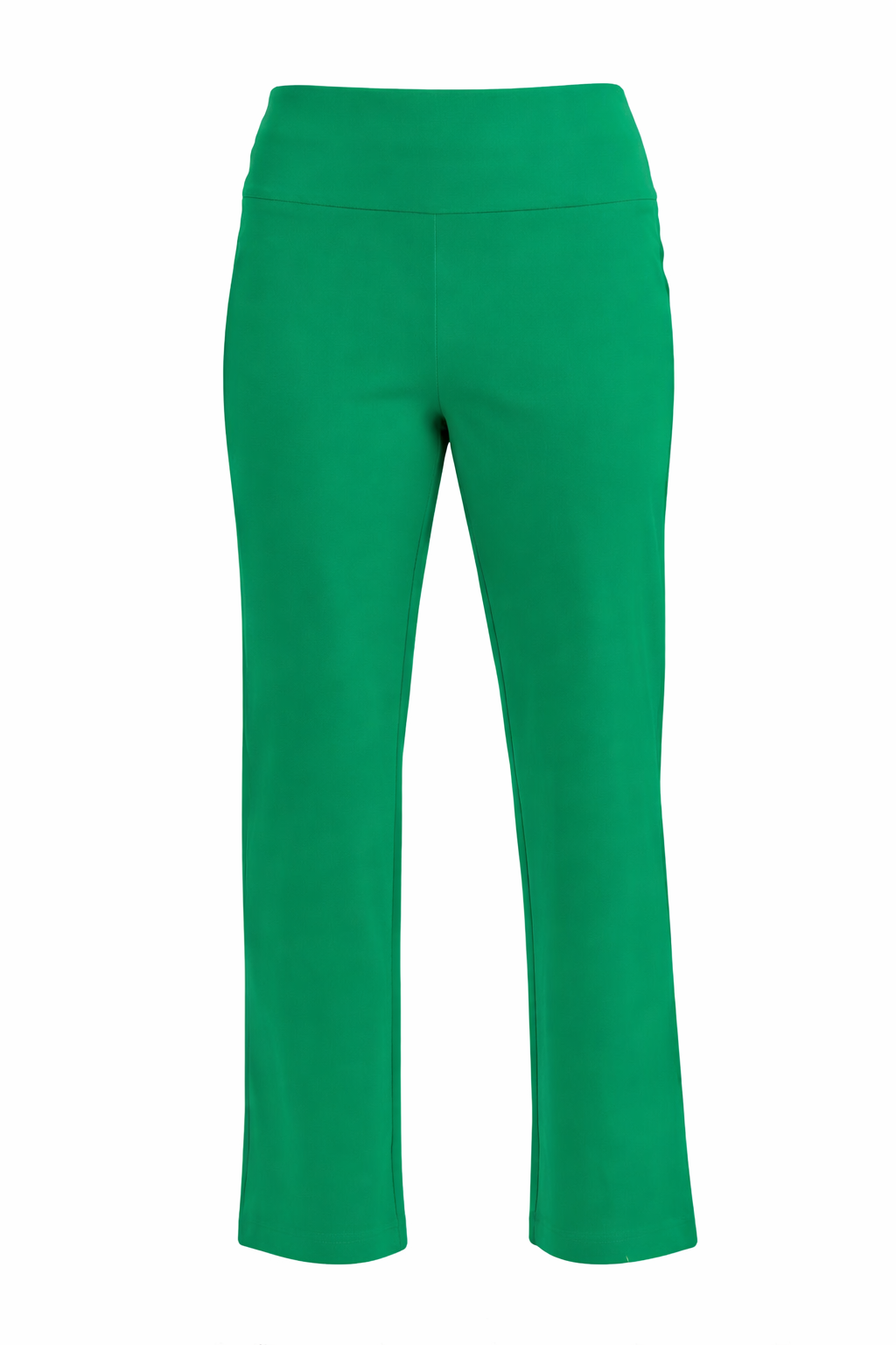 Green pants on a white background