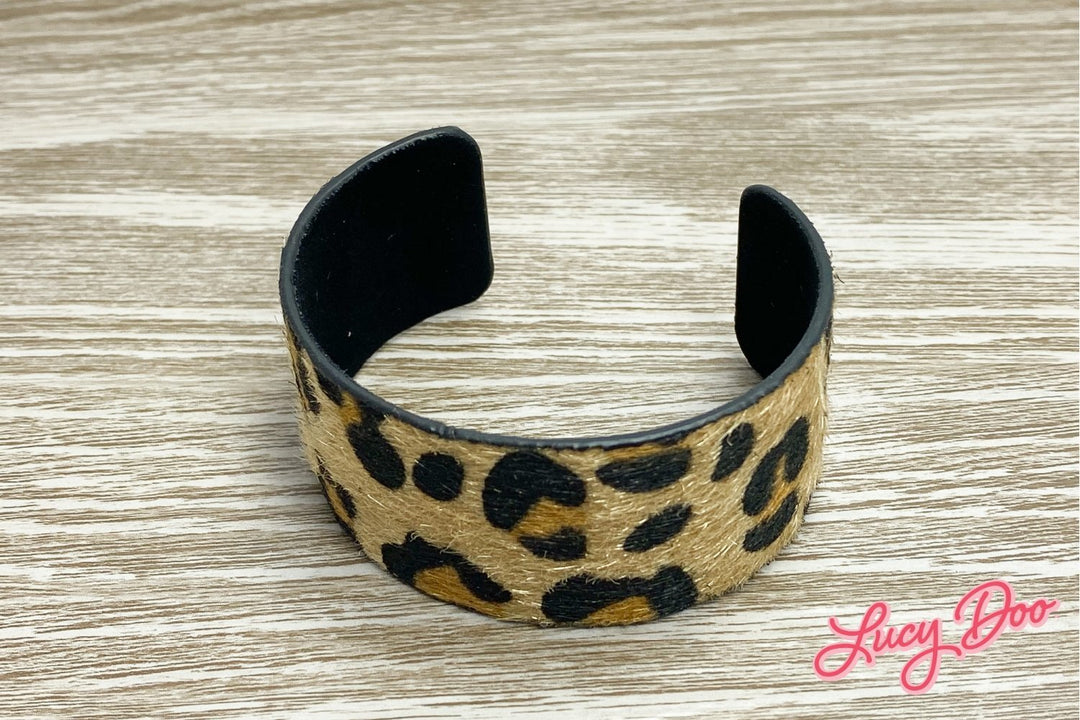 Leopard Cuff Bracelet - Lucy Doo